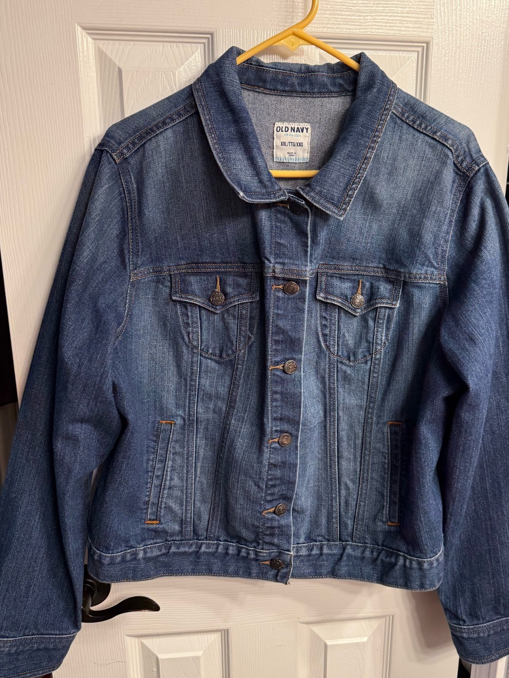 Old Navy Medium Wash Denim Trucker xxl Jacket